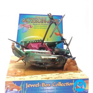 Adorno Medio Naufragio Barco Penn Plax Acuario Acuario Aiken Lomas De Zamora