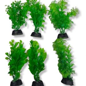 Planta Plastica Artificial Pack X 6 Aqua Plants Penn Plax