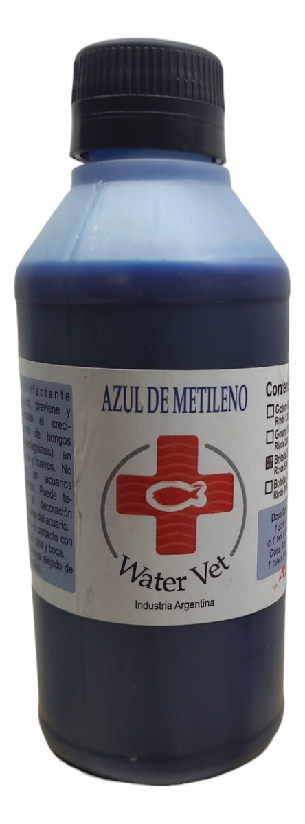 Azul De Metileno Water Vet 250ml Desinfectante General Hongo